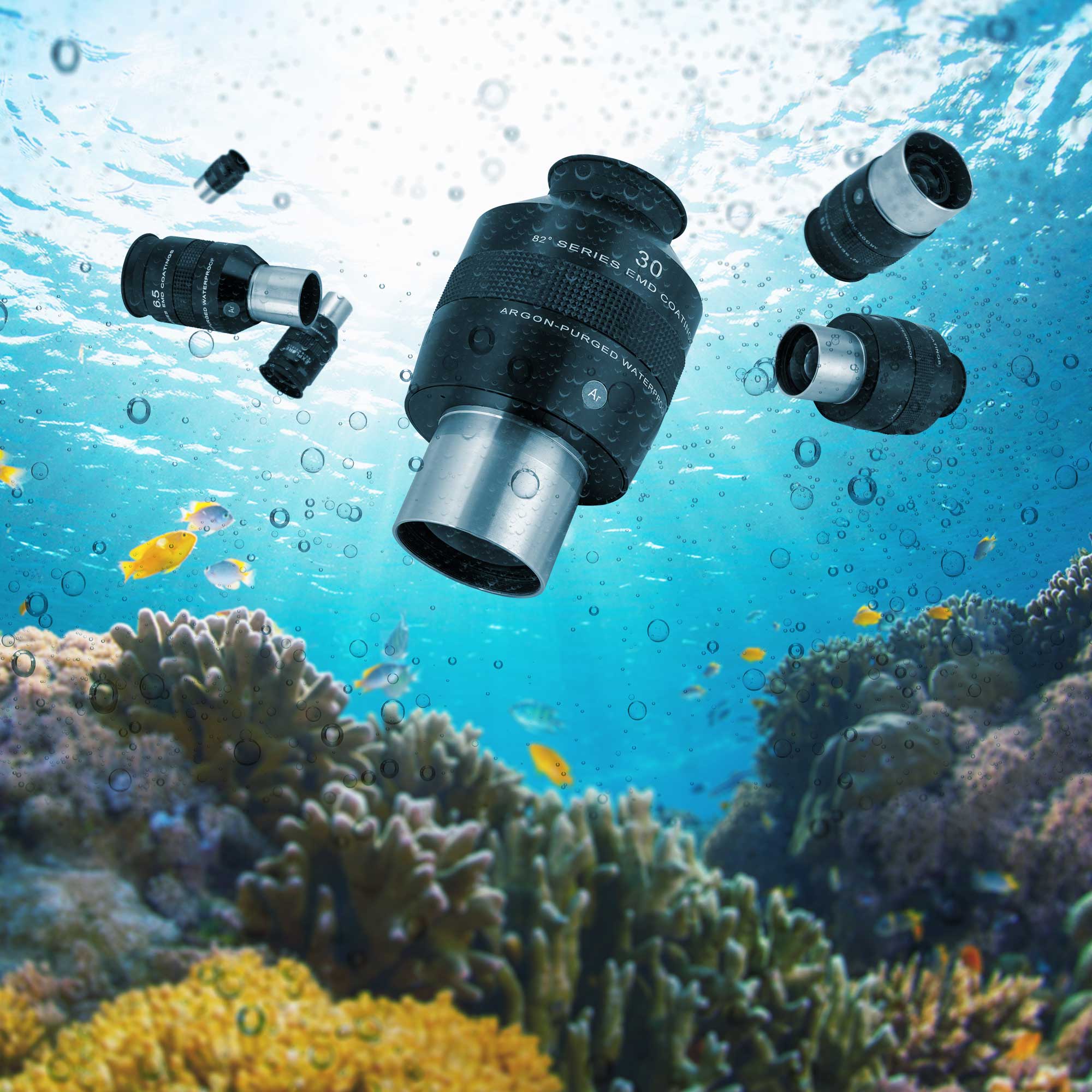 Scientific 4,5 mm 82 ° Serie Ler Waterfames Okular - EPWP8245LE -01