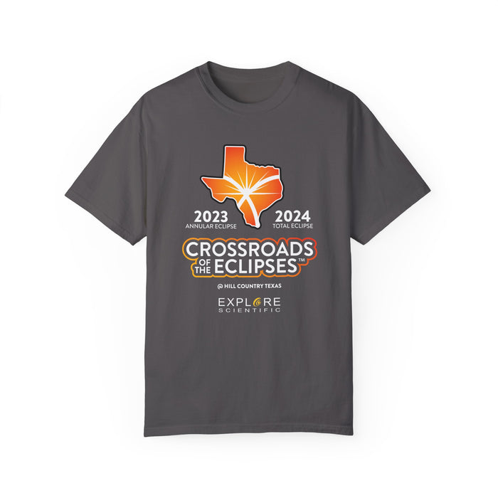 Crossroads to the Eclipse - Unisex Garment-Dyed T-shirt