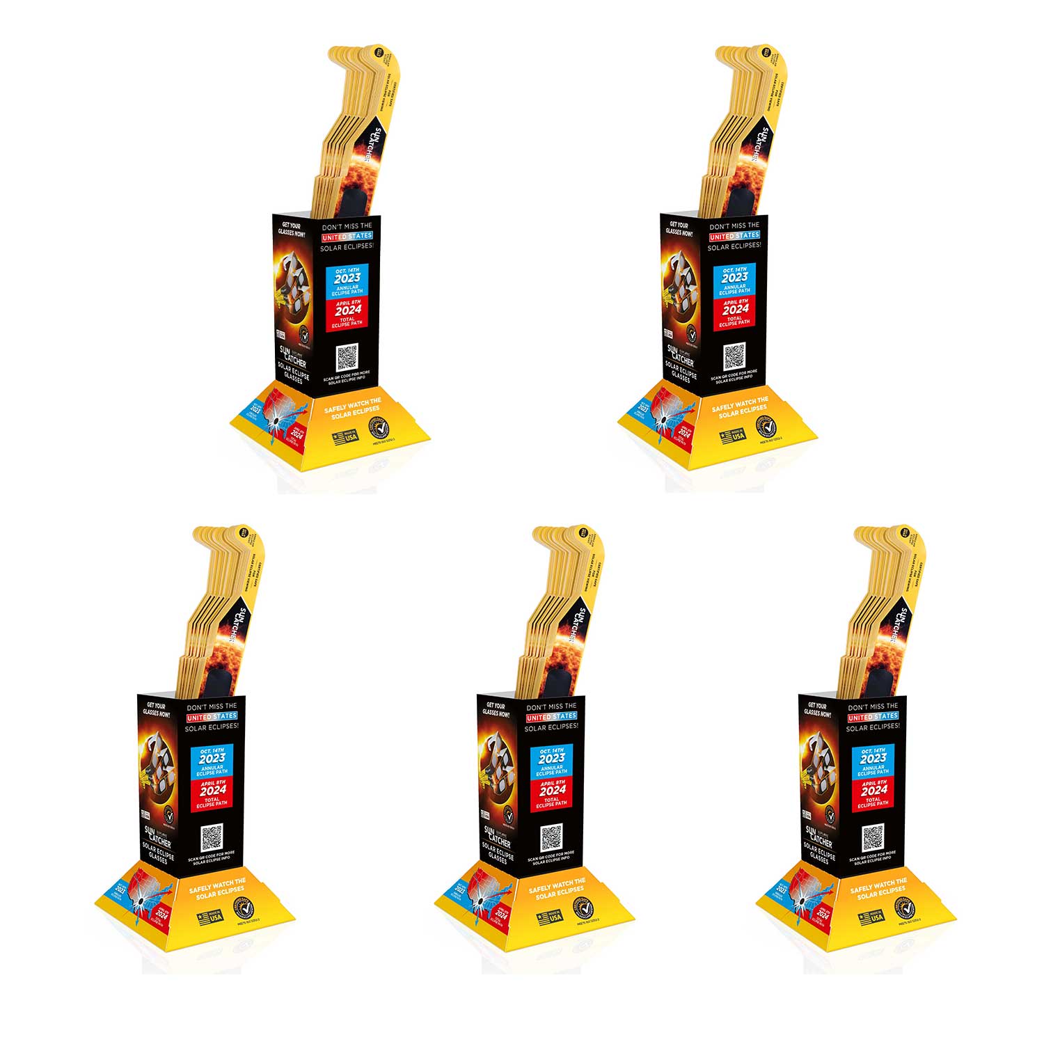 Sonnenfinsternisbrille „Sun Catcher“ (500er-Sortiment und Thekendisplays)