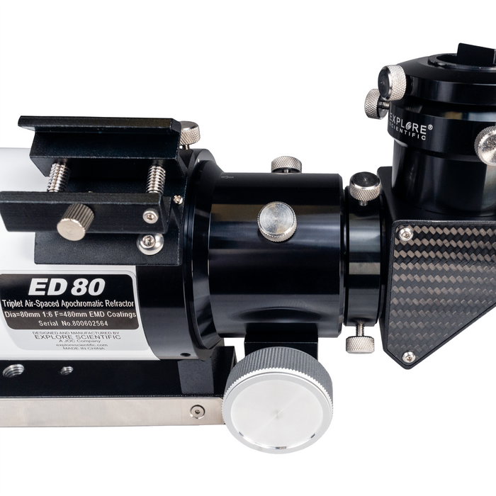 Explore Scientific ED80 Essential Series Télescope réfracteur triplet espacé dans l'air - ES-ED0806-02