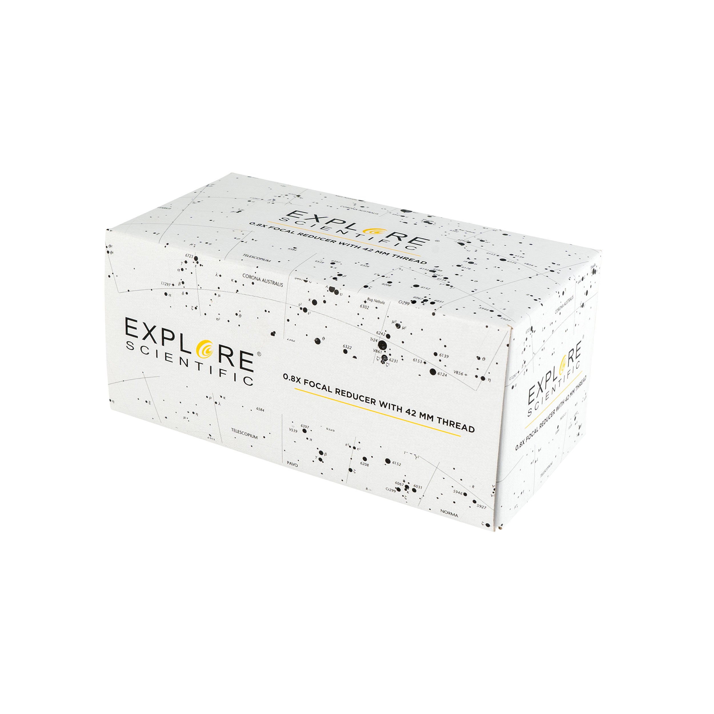 ED80 Essential Series Air-Spaced Triplet Refractor Telescope with 0.8x Focal Reducer and iEXOS-100-2 PMC-Eight Equatorial Tracker System