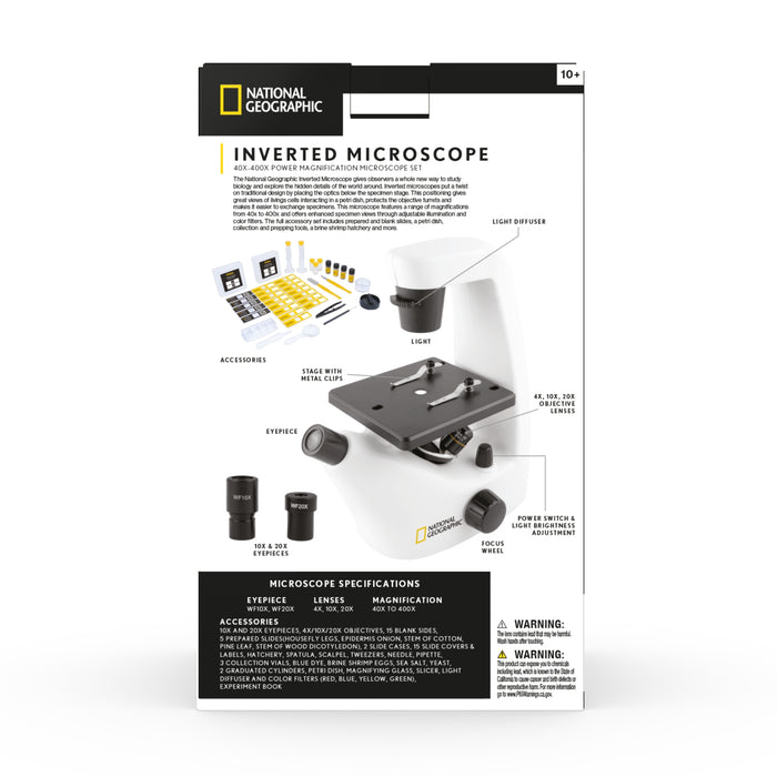 Inverted Microscope box back
