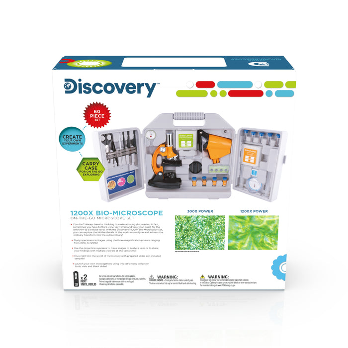 Discovery 1200x Microscopio biologico con custodia rigida