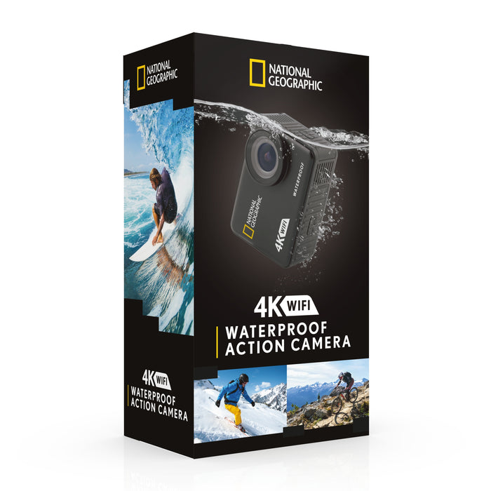 National Geographic 4K Cámara de acción impermeable con wifi