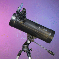 National Geographic StarApp114 - 114 mm Reflector telescopio con aplicación de astronomía